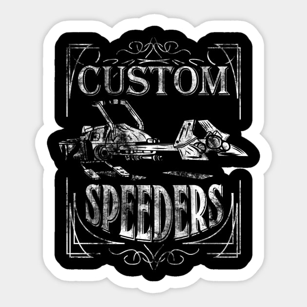 Custom Speeders Sticker by Piercek25